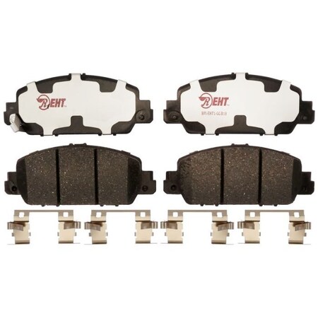 R/M Brakes BRAKE PADS OEM OE Replacement Hybrid Technology Includes Mounting Hardware EHT1654H